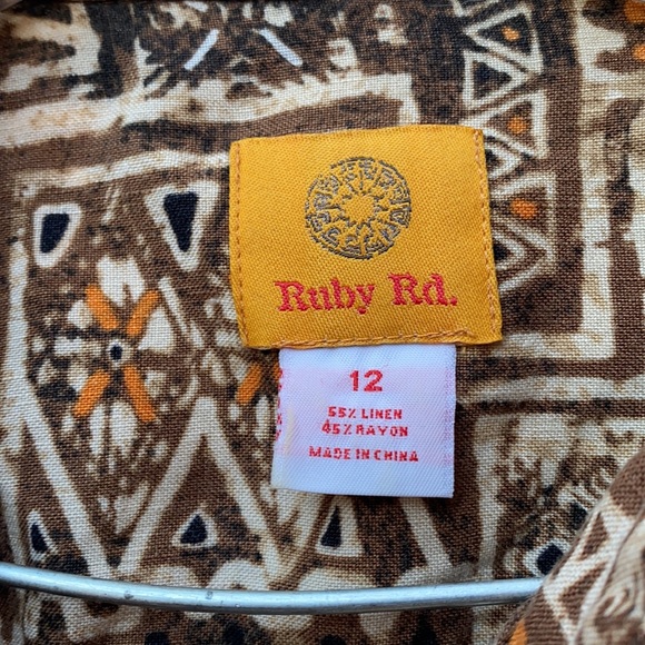 Ruby Rd. Button button top sz. 12 petite - Picture 2 of 4